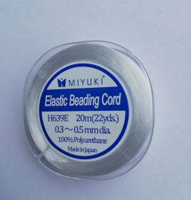 Miyuki Elastic Beading Cord 0.3 - 0.5 mm x 20 m