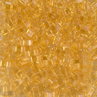 Half Tila Beads HTL-0132 Transparent Light Topaz x 10 g
