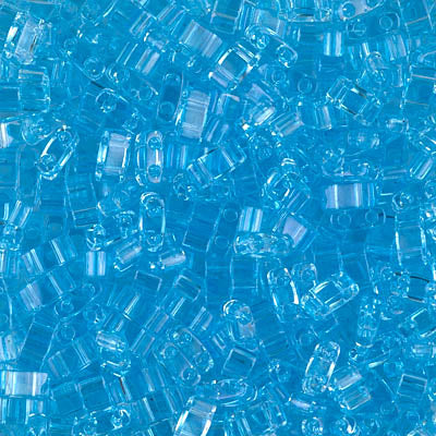 Half Tila Beads HTL-0148 Transparent Aqua x 10 g