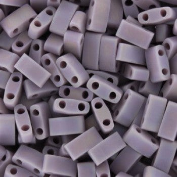 Half Tila Beads HTL-0410FR Mat Opaque Mauve AB x 10 g