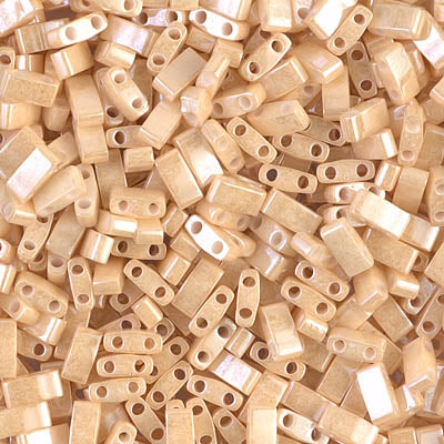 Half Tila Beads HTL-0593 Light Caramel Ceylon x 10 g