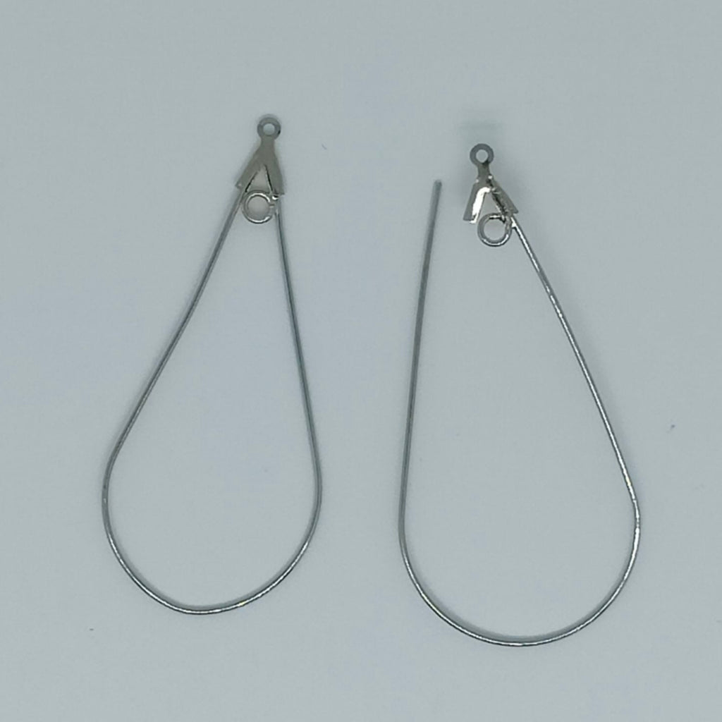 Intercalaires Goutte Ouvrables Argenté x 2