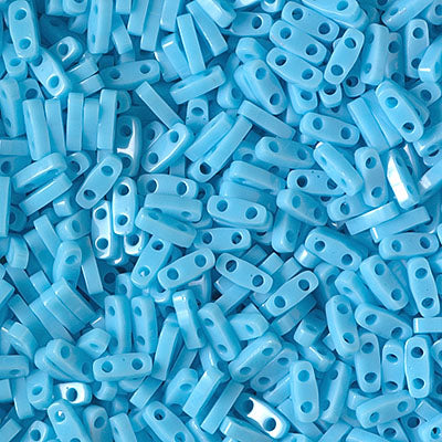 Quarter Tila Beads QTL-0413 Opaque Turquoise Blue x 10 g