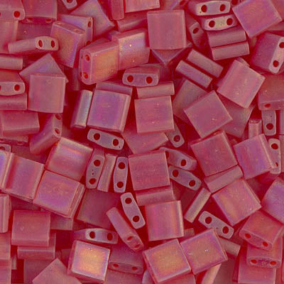 Tila Beads TL-0140FR Mat Transparent Red Orange AB x 10 g