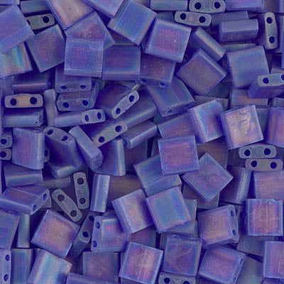 Tila Beads TL-0151FR Mat Transparent Cobalt AB x 10 g