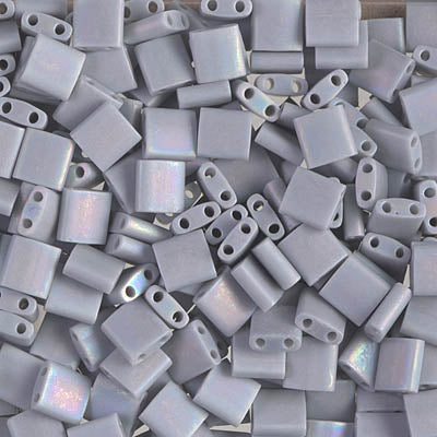 Tila Beads TL-0498FR Mat Opaque Gray AB x 10 g