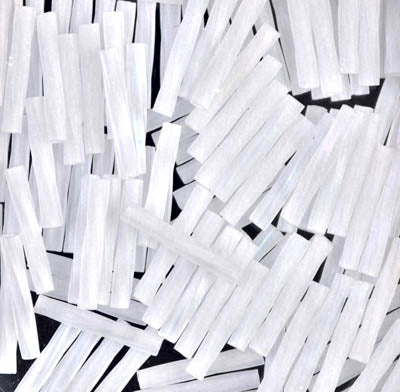 Miyuki Twist Beads 2 x 12 mm TW2012-0131FR Mat Crystal AB x10g