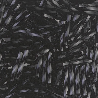 Miyuki Twist Beads 2 x 12 mm TW2012-0401 Black x10g