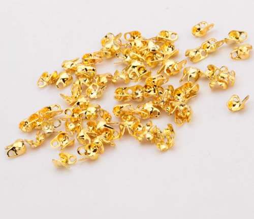 Embout pour Chaîne à Billes 1.5 mm Doré x 10