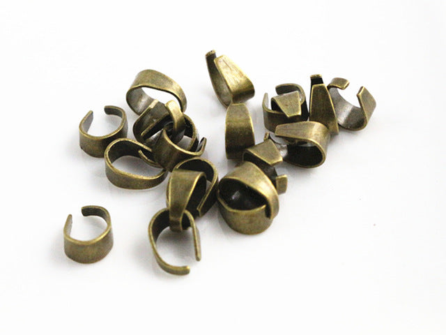 Attache pendentif simple Bronze x 20