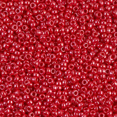 Rocailles Miyuki 11/0 RR 11-0426 Opaque Red Luster x 8 g