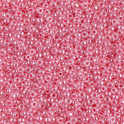 Rocailles Miyuki 11/0 RR 11-0535 Carnation Pink Ceylon x 8 g
