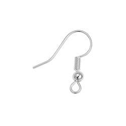 Crochets d'Oreilles Boules 19 mm Argent x 10