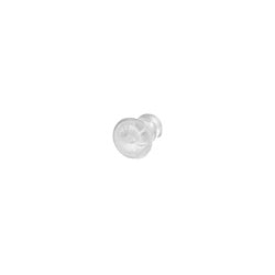 Poussoirs pour Clous d'Oreilles 5.2 mm en Silicone Transparent x 10