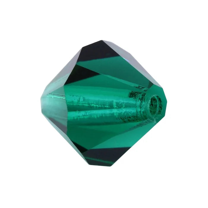 Toupies Preciosa MC Bead Rondell 4 mm - Emerald x 30
