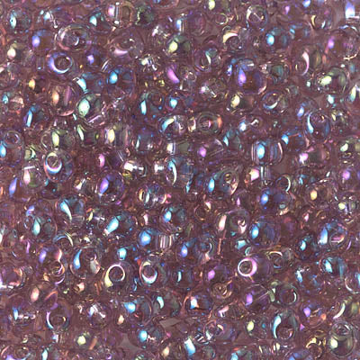 Miyuki Drops 3.4 mm DP34-0256 Transparent Smoky Amethyst AB x 8 g