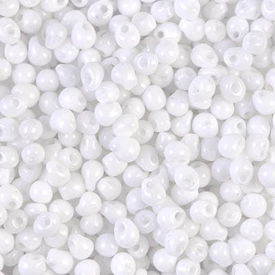 Miyuki Drops 3.4 mm DP34-0402 White Opaque x 8 g