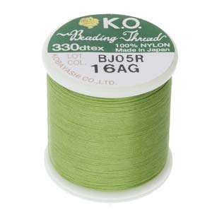 Fil KO Beading Thread 0.25 mm Apple Green (16AG) 50 m x 1