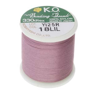 Fil KO Beading Thread 0.25 mm Lilac (18LIL) 50 m x 1