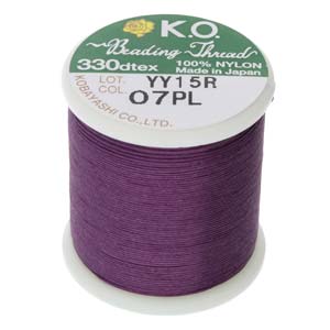 Fil KO Beading Thread 0.25 mm Dark Purple (07PL) 50 m x 1