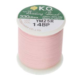 Fil KO Beading Thread 0.25 mm Baby Pink (14BP) 50 m x 1