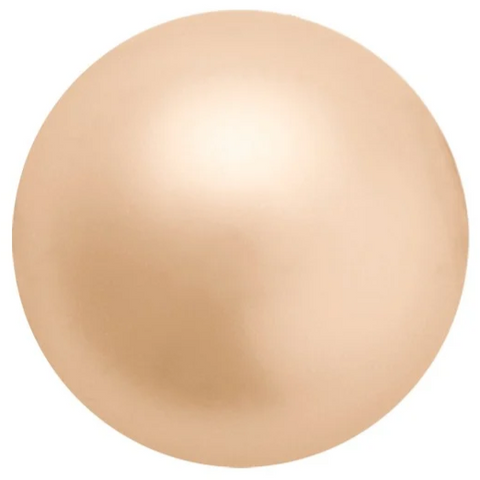 Preciosa Nacre Pearl 4 mm - Gold x 30