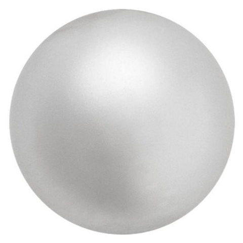 Preciosa Nacre Pearl 4 mm - Light Grey x 30