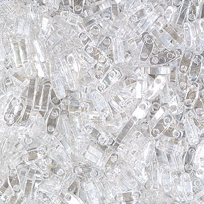 Quarter Tila Beads QTL-0160 Crystal Luster x 10 g