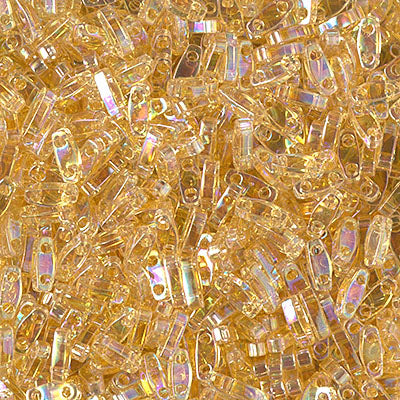 Quarter Tila Beads QTL-0251 Transparent Light Topaz AB x 10 g