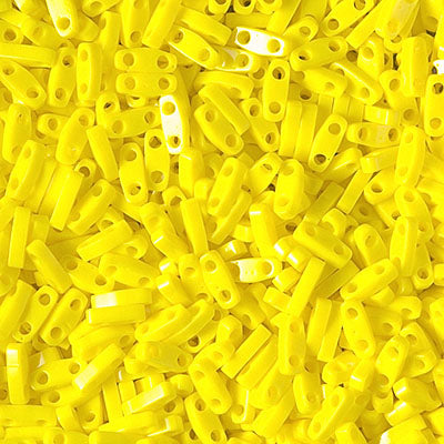 Quarter Tila Beads QTL-0404 Opaque Yellow x 10 g