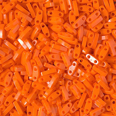 Quarter Tila Beads QTL-0406 Opaque Orange x 10 g