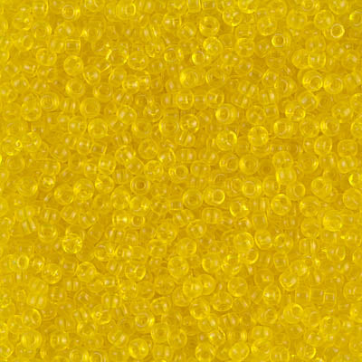 Rocailles Miyuki 11/0 RR 11-0136 Transparent Yellow x 8 g