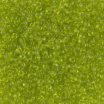 Rocailles Miyuki 11/0 RR 11-0143 Transparent Chartreuse x 8 g