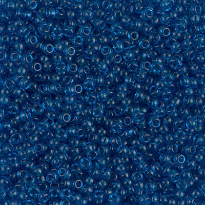 Rocailles Miyuki 11/0 RR 11-0149 Transparent Capri Blue x 8 g