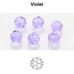 Rondes Preciosa MC Round Bead 4 mm - Violet x 20