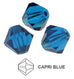 Toupies Preciosa MC Bead Rondell 4 mm - Capri Blue x 30