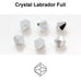Toupies Preciosa MC Bead Rondell 4 mm - Crystal Labrador Full x 30