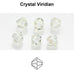 Toupies Preciosa MC Bead Rondell 4 mm - Crystal Viridian x 30