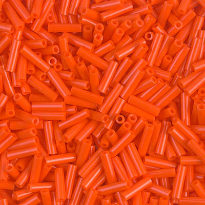 Miyuki Bugles 6 mm BGL2-406 Opaque Orange x10g