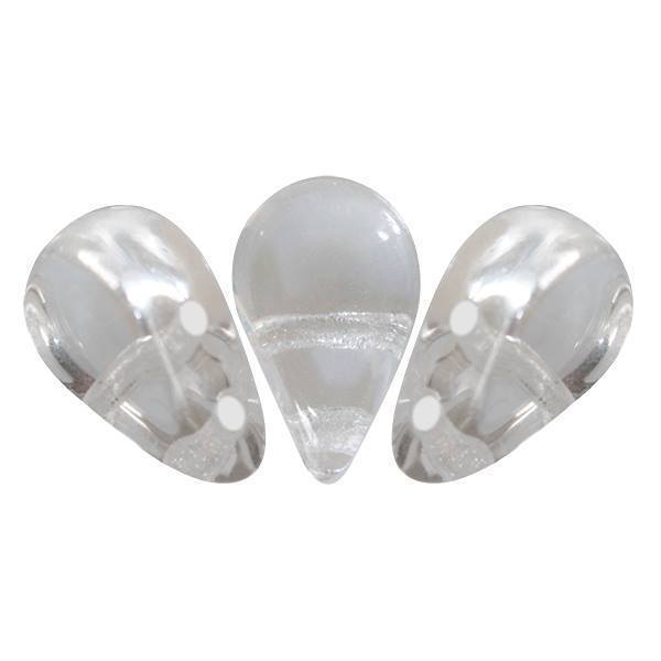 Perles en verre AMOS&reg; par PUCA&reg; 5 x 8 mm Crystal x 10 g