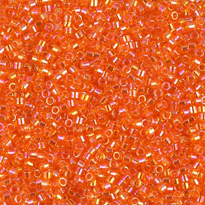 Miyuki Delica 11/0 DB-0151 Transparent Orange AB x 8 g