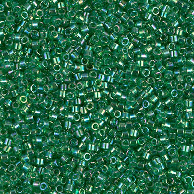 Miyuki Delica 11/0 DB-0152 Transparent Green AB x 8 g