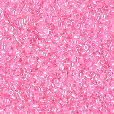Miyuki Delica 11/0 DB-0246 Dark Cotton Candy Pink Ceylon x 8 g