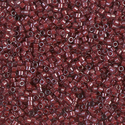 Miyuki Delica 11/0 DB-0280 Cranberry Lined Crystal Luster x 8 g