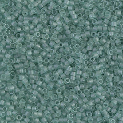 Miyuki Delica 11/0 DB-0385 Mat Sea Glass Green Luster x 8 g