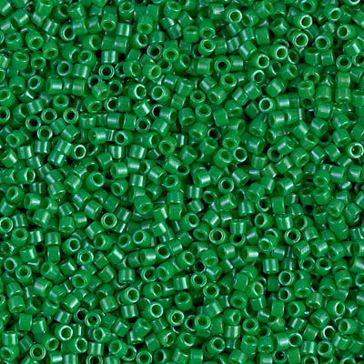 Miyuki Delica 11/0 DB-0655 Dyed Opaque Kelly Green x 8 g