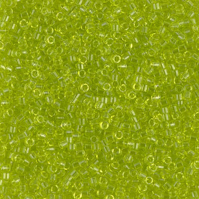 Miyuki Delica 11/0 DB-0712 Transparent Chartreuse x 8 g