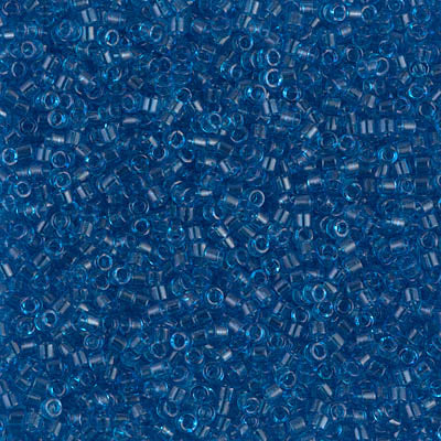 Miyuki Delica 11/0 DB-0714 Transparent Capri Blue x 8 g