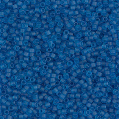 Miyuki Delica 11/0 DB-0768 Mat Transparent Capri Blue x 8 g