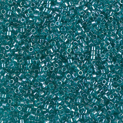 Miyuki Delica 11/0 DB-1228 Transparent Caribbean Teal Luster x 8 g